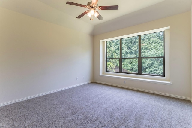1716 Lake Way Dr, Little Elm, TX 75068 - empty room with baseboards, carpet floors, and a ceiling fan