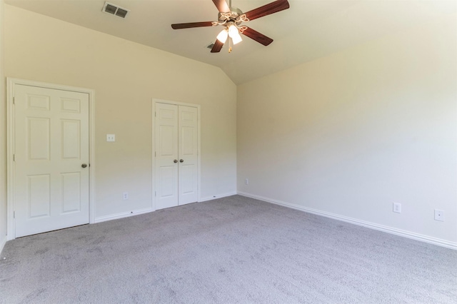 1716 Lake Way Dr, Little Elm, TX 75068 - unfurnished bedroom featuring carpet, vaulted ceiling, baseboards, and a closet