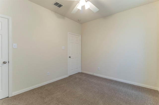 1716 Lake Way Dr, Little Elm, TX 75068 - carpeted spare room featuring ceiling fan and baseboards