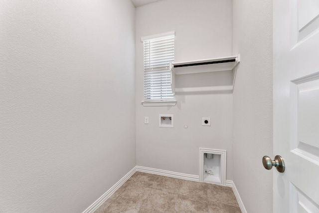 3510 Riley St, Fate, TX 75087 - laundry area with electric dryer hookup, hookup for a gas dryer, washer hookup, and baseboards