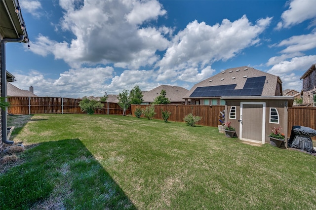 5912 Trail Marker Ct, Fort Worth, TX 76123 - view of yard featuring a shed and an outbuilding