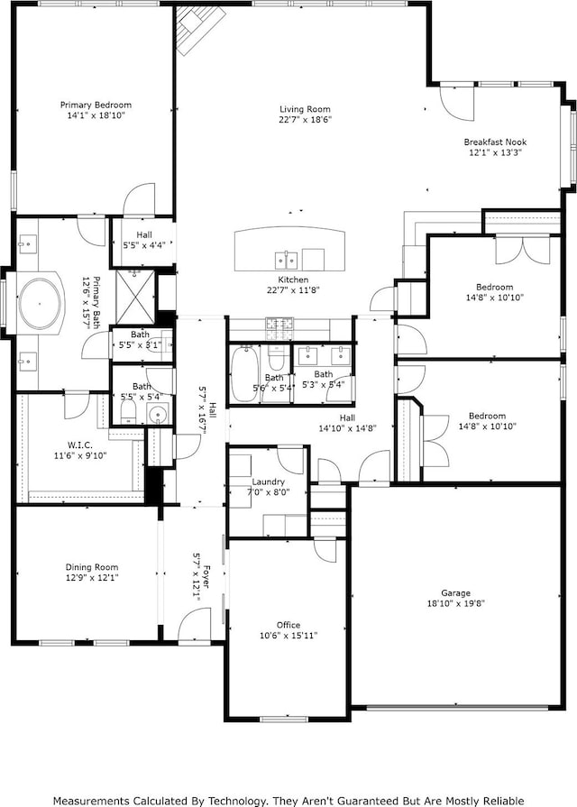 5912 Trail Marker Ct, Fort Worth, TX 76123 - property floor plan