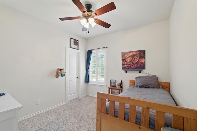 111 Blue Stem Ln, Aledo, TX 76008 - bedroom featuring carpet flooring, baseboards, and a ceiling fan