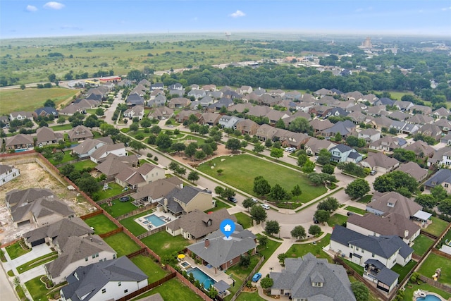 111 Blue Stem Ln, Aledo, TX 76008 - aerial view of property and surrounding area featuring nearby suburban area