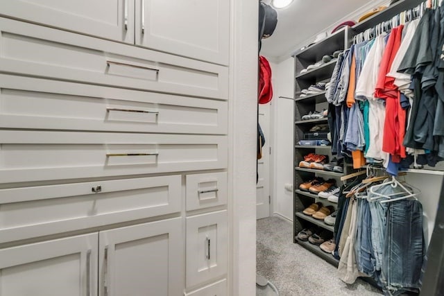 9178 Glen Springs Dr, Dallas, TX 75243 - walk in closet featuring carpet floors