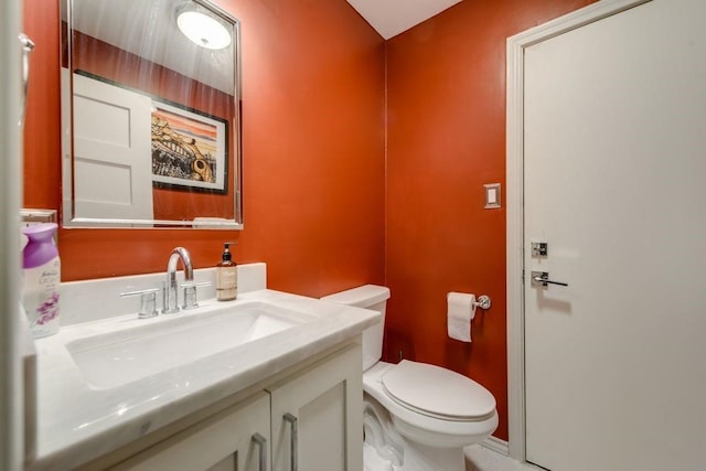 9178 Glen Springs Dr, Dallas, TX 75243 - half bath with vanity and toilet