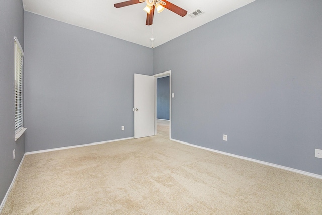 9305 Manassas Rdg, Mckinney, TX 75071 - unfurnished room featuring a ceiling fan, carpet floors, and baseboards