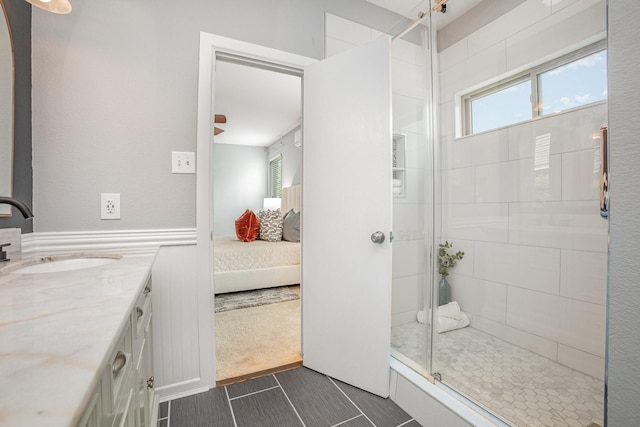 9305 Manassas Rdg, Mckinney, TX 75071 - ensuite bathroom featuring a shower stall and vanity