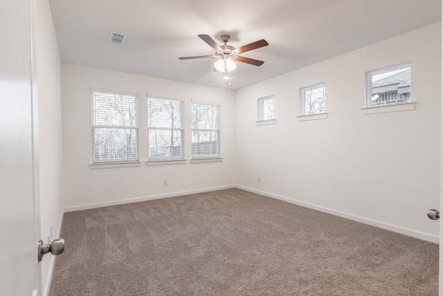 2506 Sun Grove Rd, Melissa, TX 75454 - carpeted empty room featuring ceiling fan and baseboards