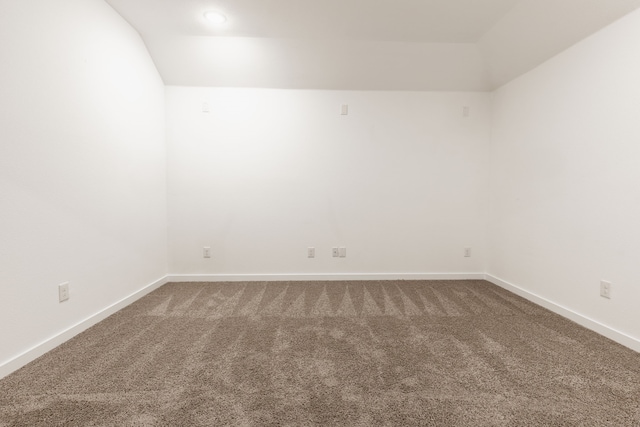 2506 Sun Grove Rd, Melissa, TX 75454 - carpeted empty room featuring baseboards and vaulted ceiling