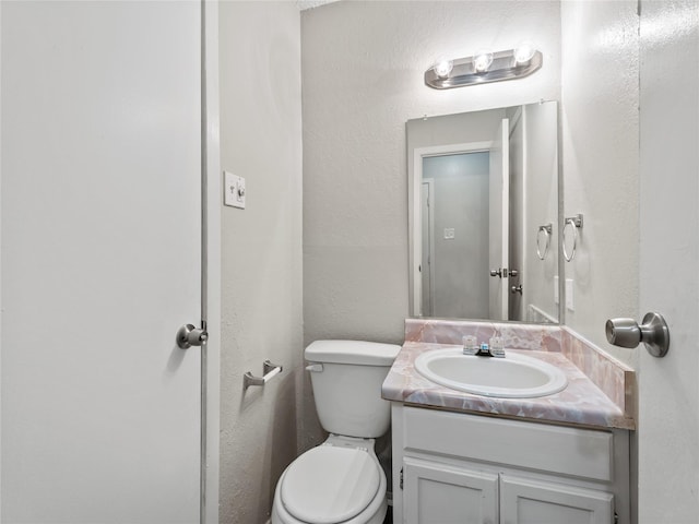 638 Matador Dr, Little Elm, TX 75068 - half bath with vanity and toilet