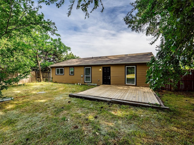 638 Matador Dr, Little Elm, TX 75068 - back of house featuring a wooden deck