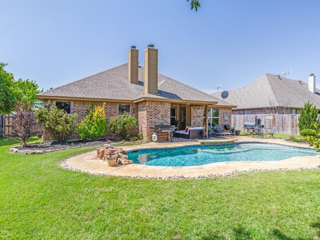 2103 Ridgewood Dr, Bridgeport, TX 76426 - view of swimming pool featuring a patio area