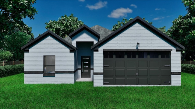 2006 Throckmorton St, Gainesville, TX 76240 - view of front facade featuring brick siding and a garage