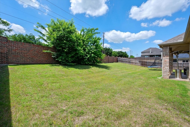 3449 Ava Dr, Midlothian, TX 76065 - view of yard featuring a trampoline