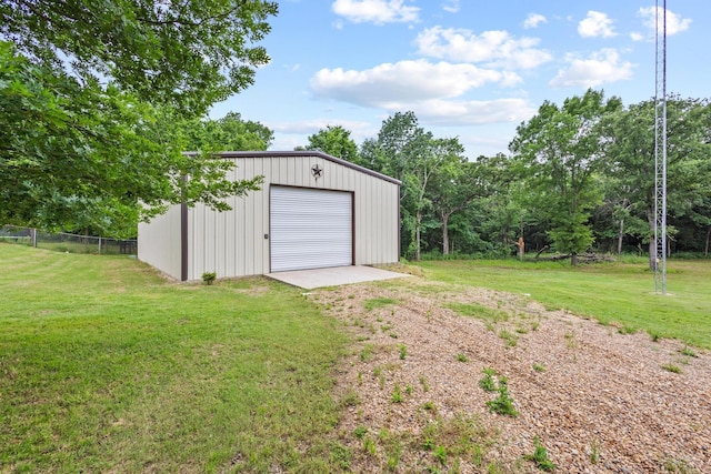 7909 W Fm 1753, Ravenna, TX 75476 - detached garage featuring dirt driveway
