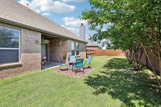 15605 Weymouth Dr, Frisco, TX 75036 - view of yard featuring a patio area