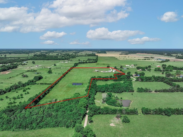 3266 Farm Rd Unit 1159, Clarksville, TX 75426 - aerial view of sparsely populated area with property boundaries highlighted