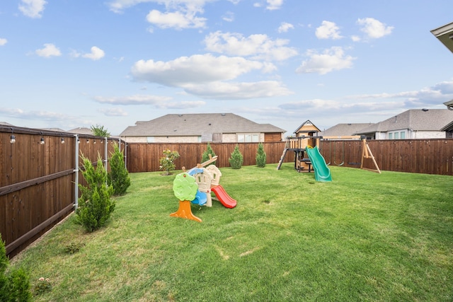 3120 Pioneer Path, Little Elm, TX 75068 - view of yard featuring a playground and a residential view