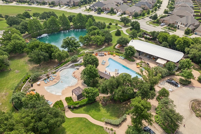 3120 Pioneer Path, Little Elm, TX 75068 - view of property location with a pool and nearby suburban area