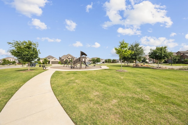 3120 Pioneer Path, Little Elm, TX 75068 - view of home's community with a lawn and a residential view