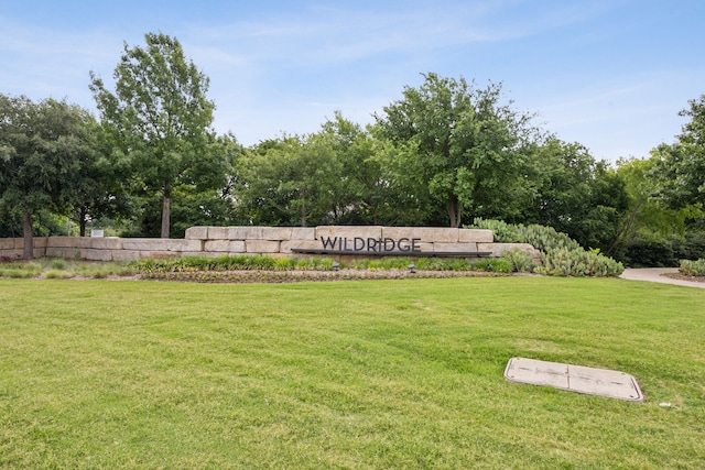 3120 Pioneer Path, Little Elm, TX 75068 - community sign featuring a yard