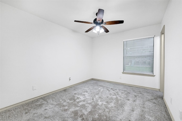 609 E Martin Ln, Sherman, TX 75090 - carpeted spare room featuring ceiling fan and baseboards