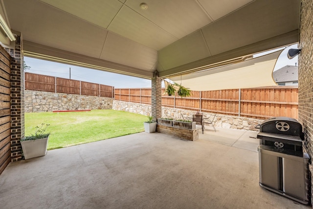 233 Honey Brook Ln, Aledo, TX 76008 - view of patio / terrace with grilling area