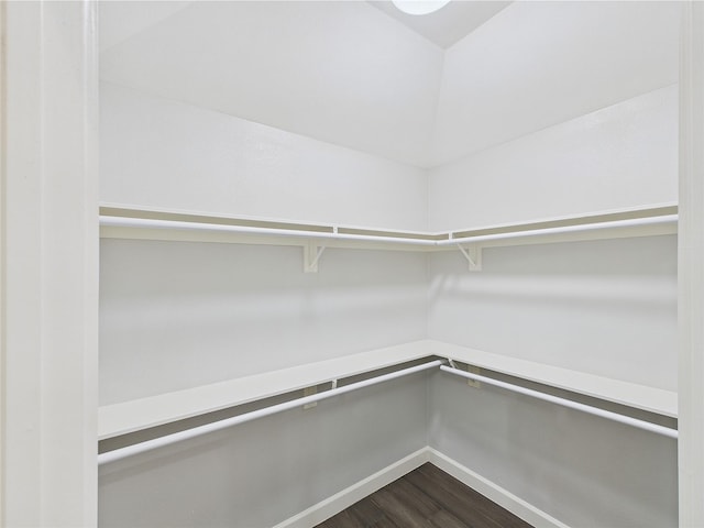 7323 Whispering Pines Dr, Dallas, TX 75248 - spacious closet featuring dark wood finished floors
