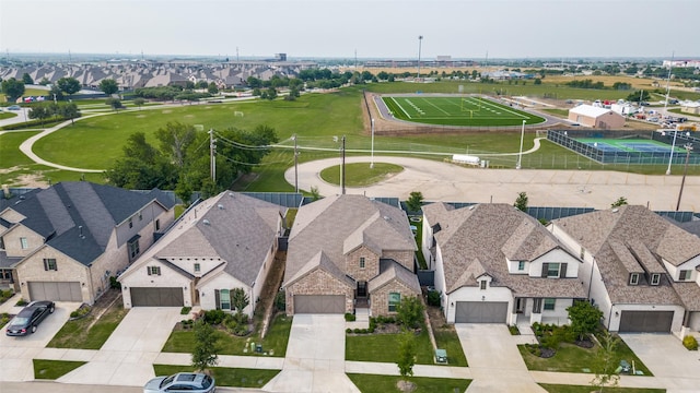 624 Cedarwood St, Little Elm, TX 76227 - aerial perspective of suburban area