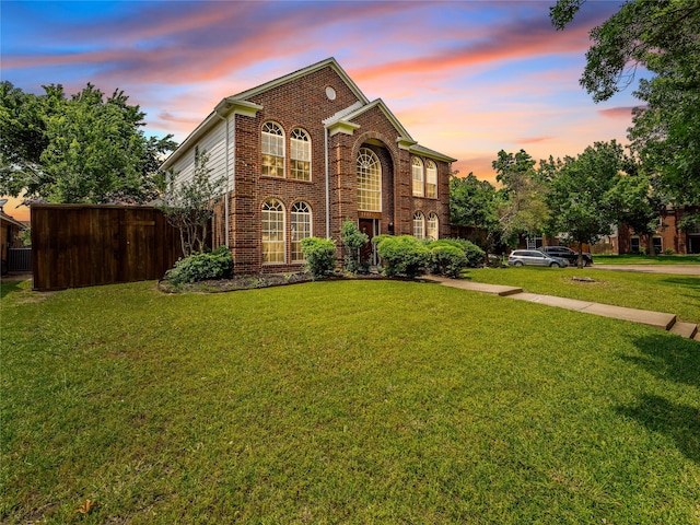 3000 Clearmeadow Dr, Mesquite, TX 75181 - colonial house with brick siding