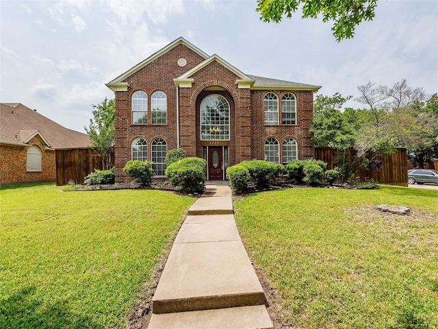 3000 Clearmeadow Dr, Mesquite, TX 75181 - georgian-style home featuring brick siding