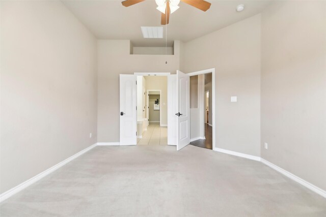 5900 Pansy Rd, Fort Worth, TX 76123 - unfurnished bedroom with carpet, baseboards, and a ceiling fan