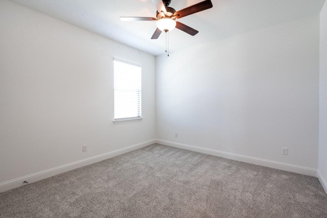 3000 Culver Ave, Celina, TX 75009 - spare room with light colored carpet, ceiling fan, and baseboards