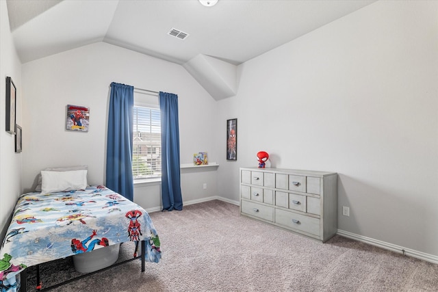 2540 Bottlebrush Dr, Prosper, TX 75078 - bedroom featuring lofted ceiling, carpet flooring, and baseboards