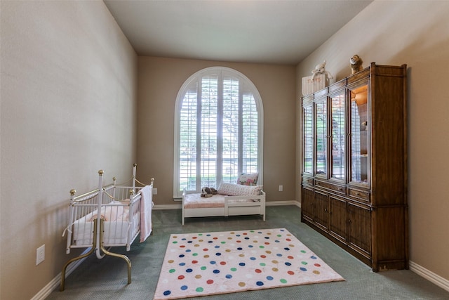 3671 Navarro Way, Frisco, TX 75034 - sitting room with plenty of natural light, dark colored carpet, and baseboards