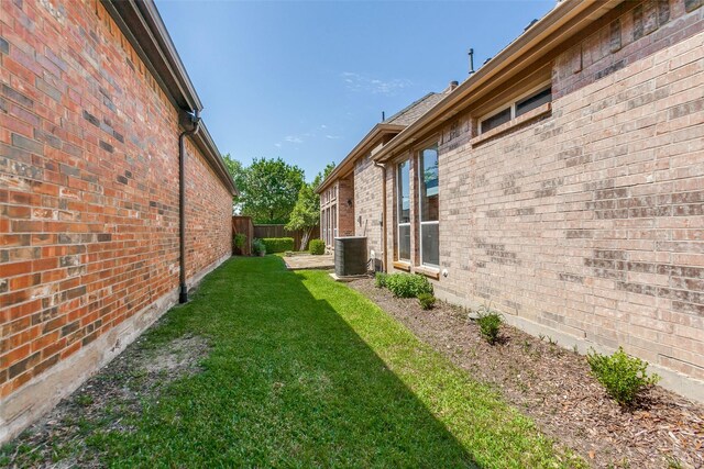 3671 Navarro Way, Frisco, TX 75034 - view of yard featuring central air condition unit