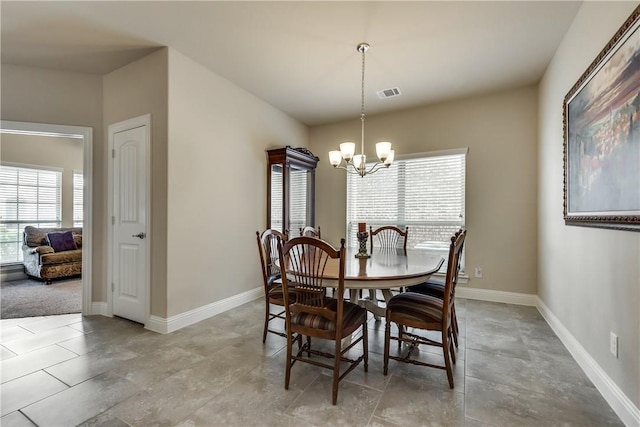 3804 Tunstall Dr, Frisco, TX 75036 - dining room featuring a chandelier and baseboards