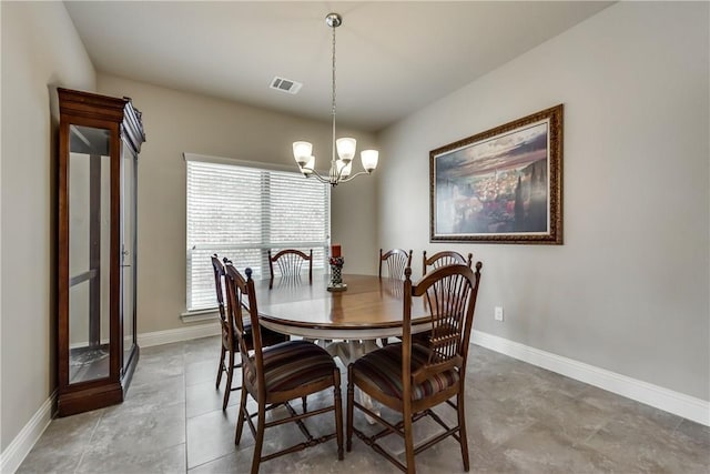 3804 Tunstall Dr, Frisco, TX 75036 - dining room with a chandelier and baseboards