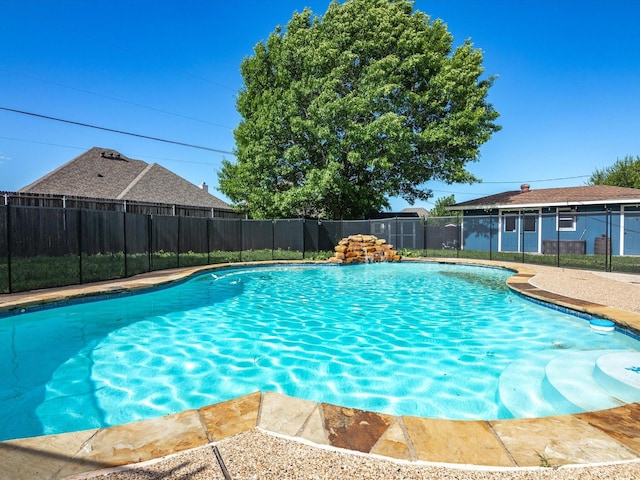 402 Brookview Dr, Decatur, TX 76234 - view of swimming pool with fence