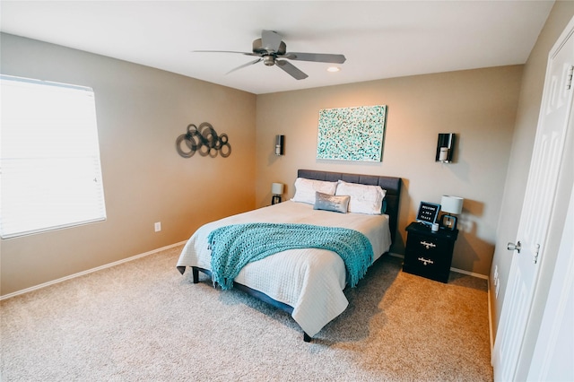 1433 Sun Breeze Dr, Little Elm, TX 75068 - bedroom with carpet, baseboards, and a ceiling fan