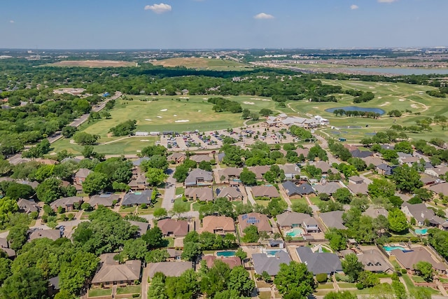707 Kyle Dr, Arlington, TX 76011 - aerial view of residential area featuring a large body of water and a golf course