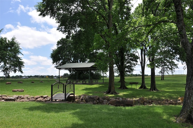 1720 Red Oak Cir, Sulphur Springs, TX 75482 - surrounding community featuring a gazebo and a yard
