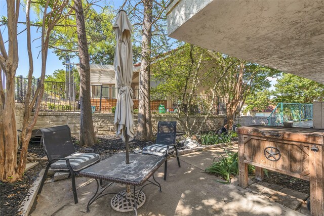 3405 Waterview Trl, Rockwall, TX 75087 - view of patio / terrace featuring a fenced backyard