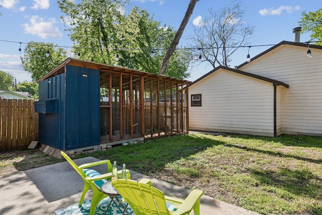 3843 Bernal Dr, Dallas, TX 75212 - view of yard with an outdoor structure