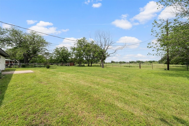 527 Dison Dr, Waco, TX 76706 - view of green lawn featuring a view of countryside