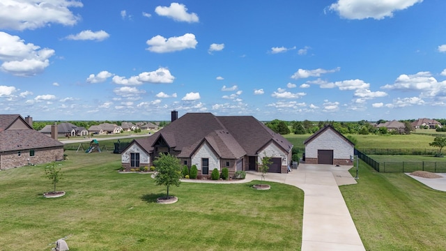 12198 Briargove Ln, Talty, TX 75126 - french country inspired facade featuring driveway and a residential view