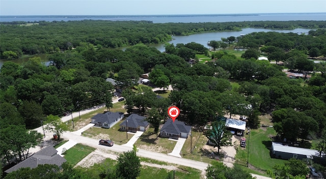 804 Hemlock Dr, West Tawakoni, TX 75474 - bird's eye view of a large body of water and a forest