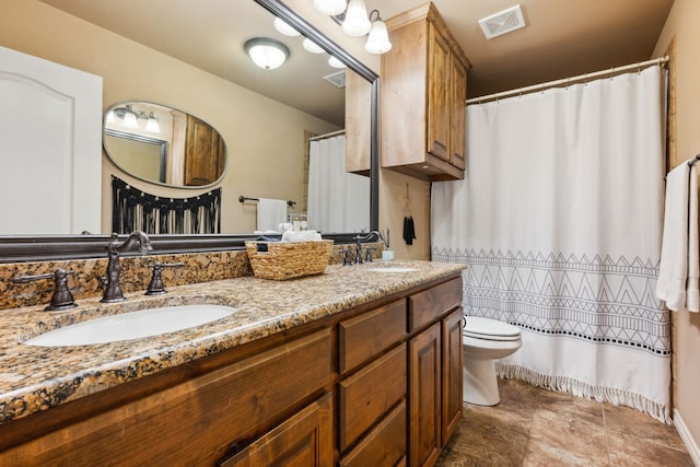 4307 Savannah Ln, Granbury, TX 76049 - full bathroom featuring double vanity and toilet