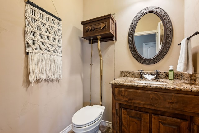 4307 Savannah Ln, Granbury, TX 76049 - half bath featuring vanity and toilet